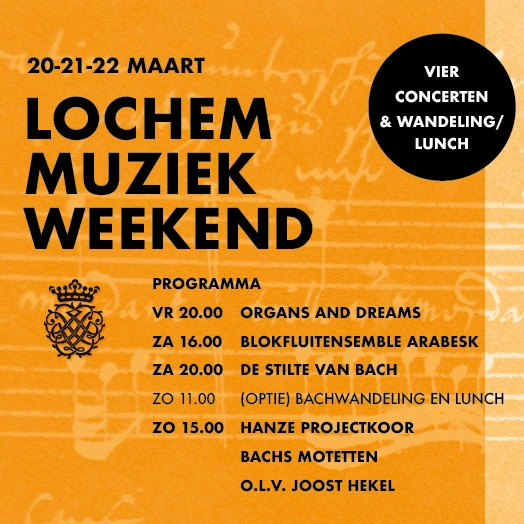 Lochem-Muziek-Weekend 20, 21 en 22 maart