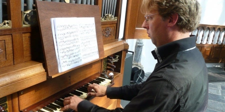 Marktorgelconcert  27 augustus Wilbert Berendsen